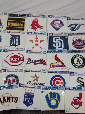 Sports Teams Decals Variety